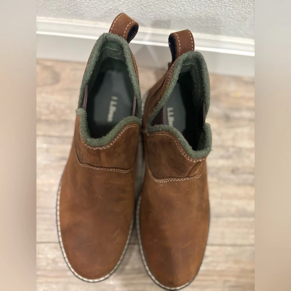 L.L. Bean Stonington Boot Plain Toe Pull On Women's Size 9